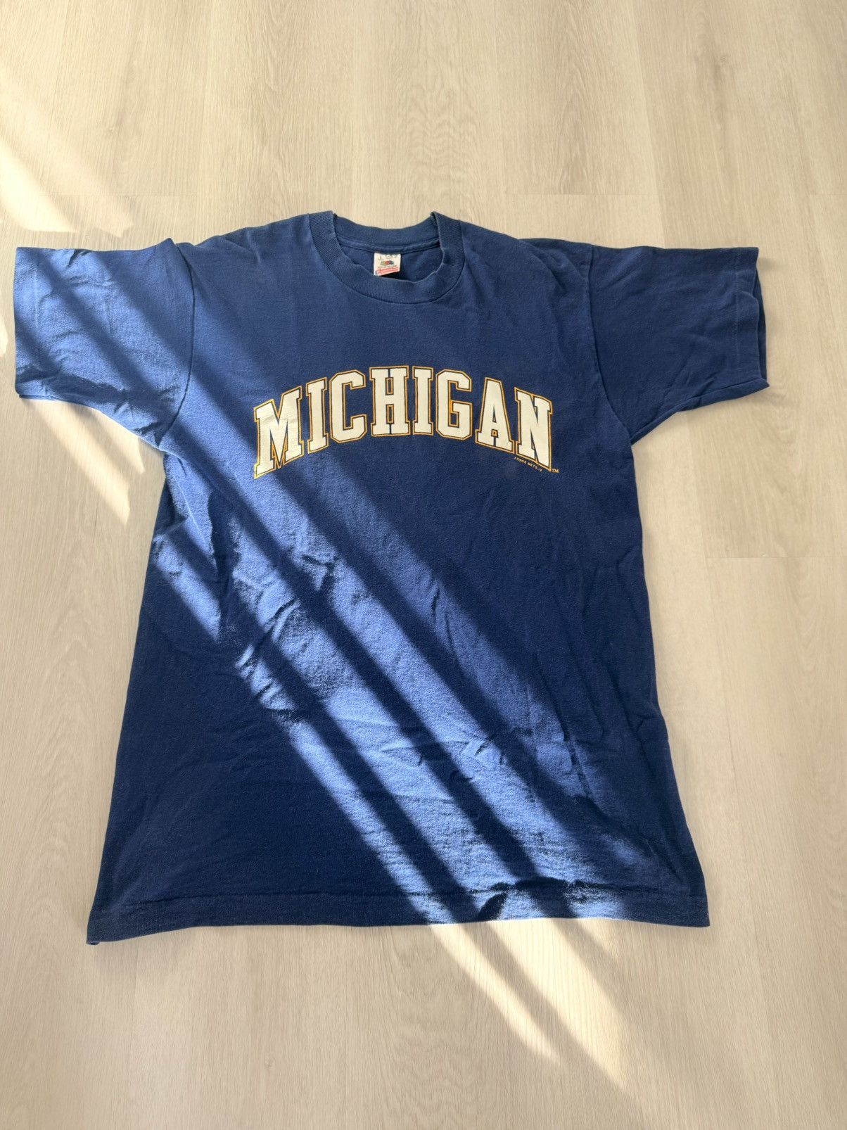 80s Vintage Michigan Fruit Of The Loom Shirt Size Large