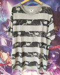 Japanese Brand Fat Animals Fish Pattern Extra Large Tees