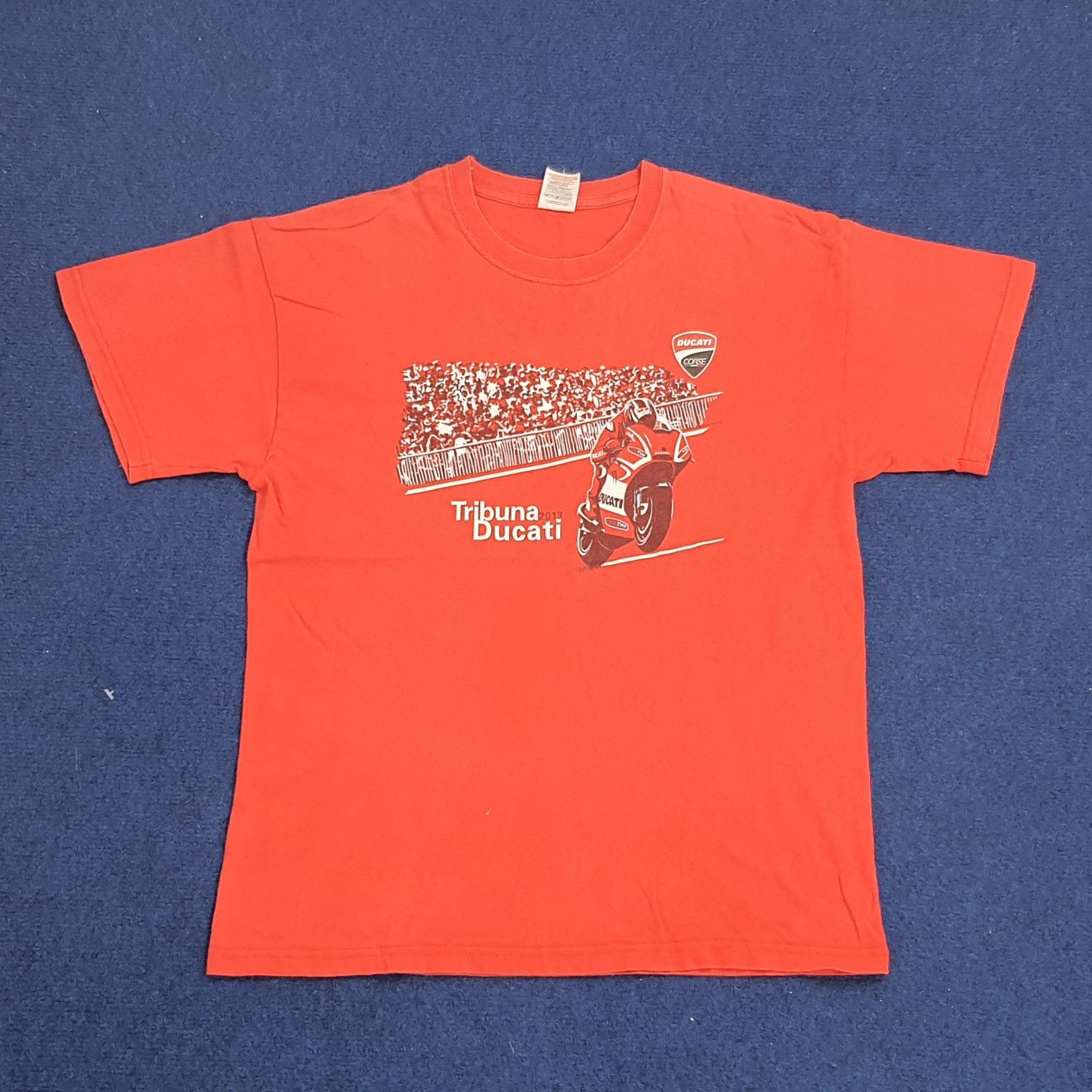 Tribuna Ducati 2013 Motorcycle Racing Tshirt