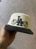 Other Los Angeles Dodgers Rose White Corduroy Snapback Custom Made