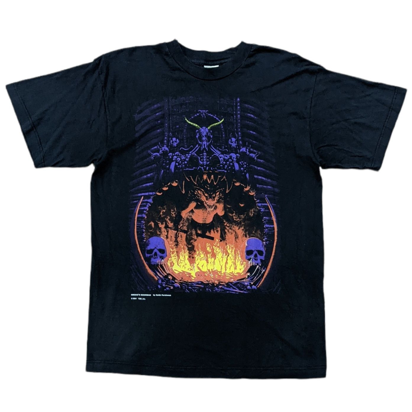 Vintage Orcus S Doorman Keith Parkinson 1987 Art Tee Hoodie, Sweatshirt | FlexRushtees.com