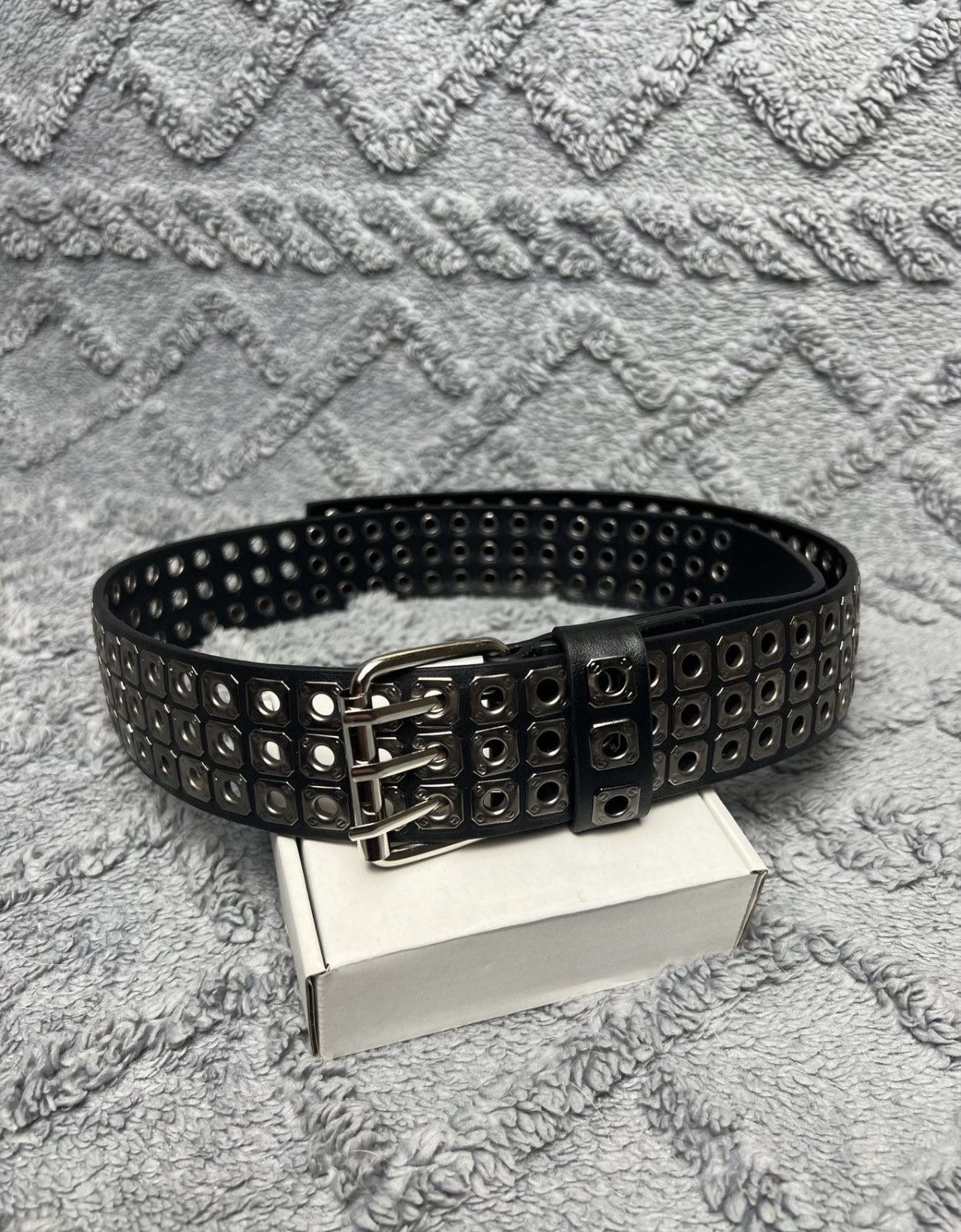 Hysteric Glamour Vintage Y2k Avant Garde Studded Metal Details Belt