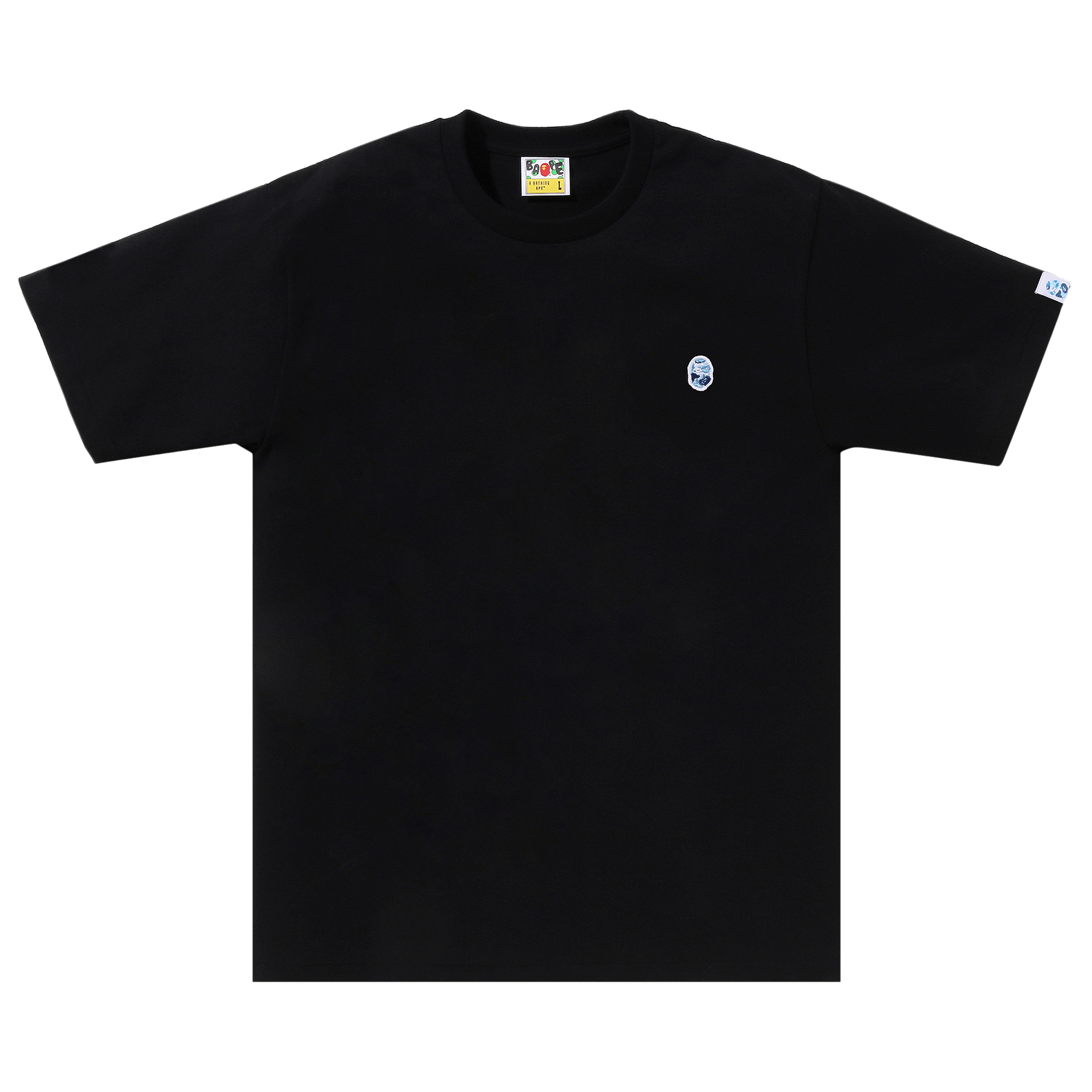 Bape Abc Camo One Point Tee Black Blue Hoodie, Sweatshirt | FlexRushtees.com