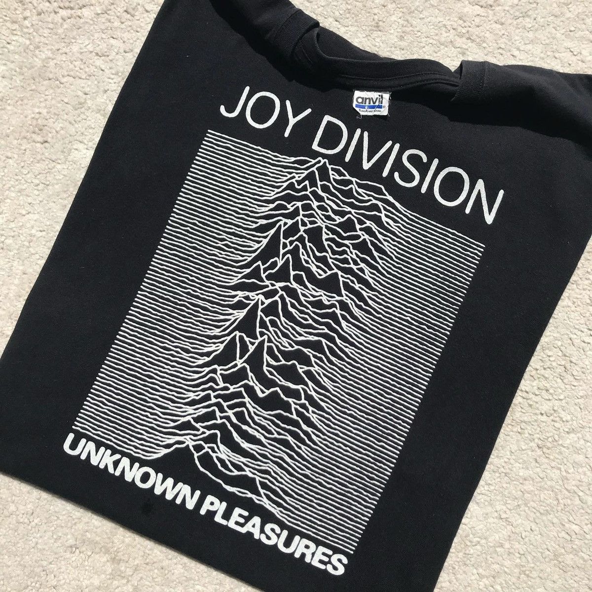 Band Tees X Vintage Joy Division Unknown Pleasures 00 S Tee Hoodie, Sweatshirt | FlexRushtees.com