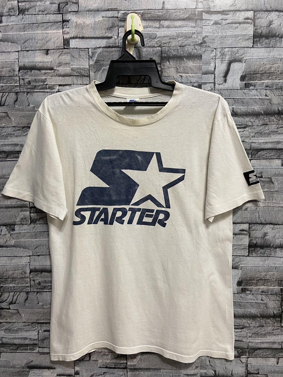 Vintage Starter T Shirt Big Logo Hip Hop Streetwear