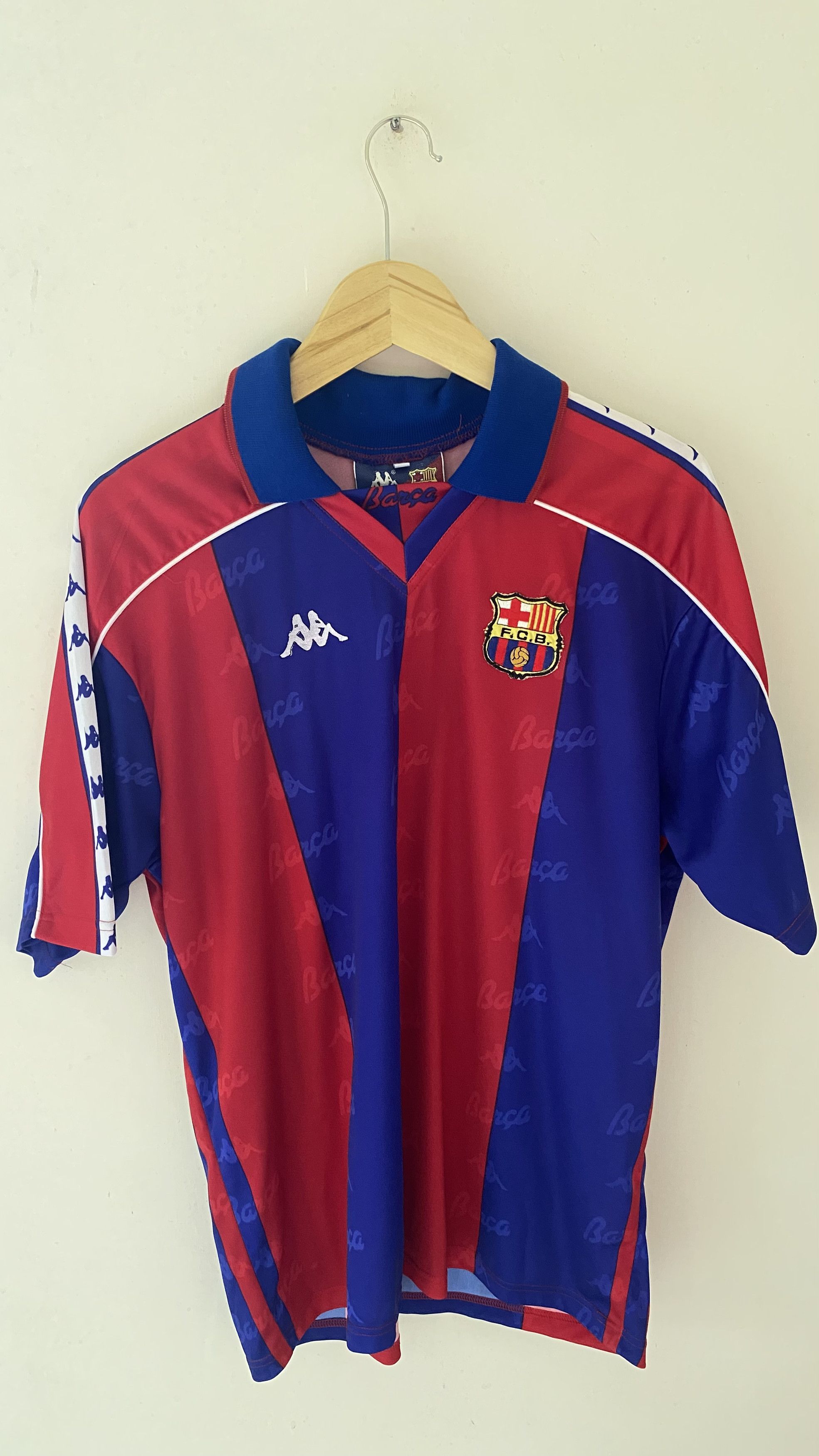 Kappa Barcelona Home 1992 1995 Ss Original