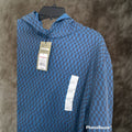 Vintage Goodfellow Co Men S Hoodie L Full Zip Hooded Sweatshirt Blue Gray