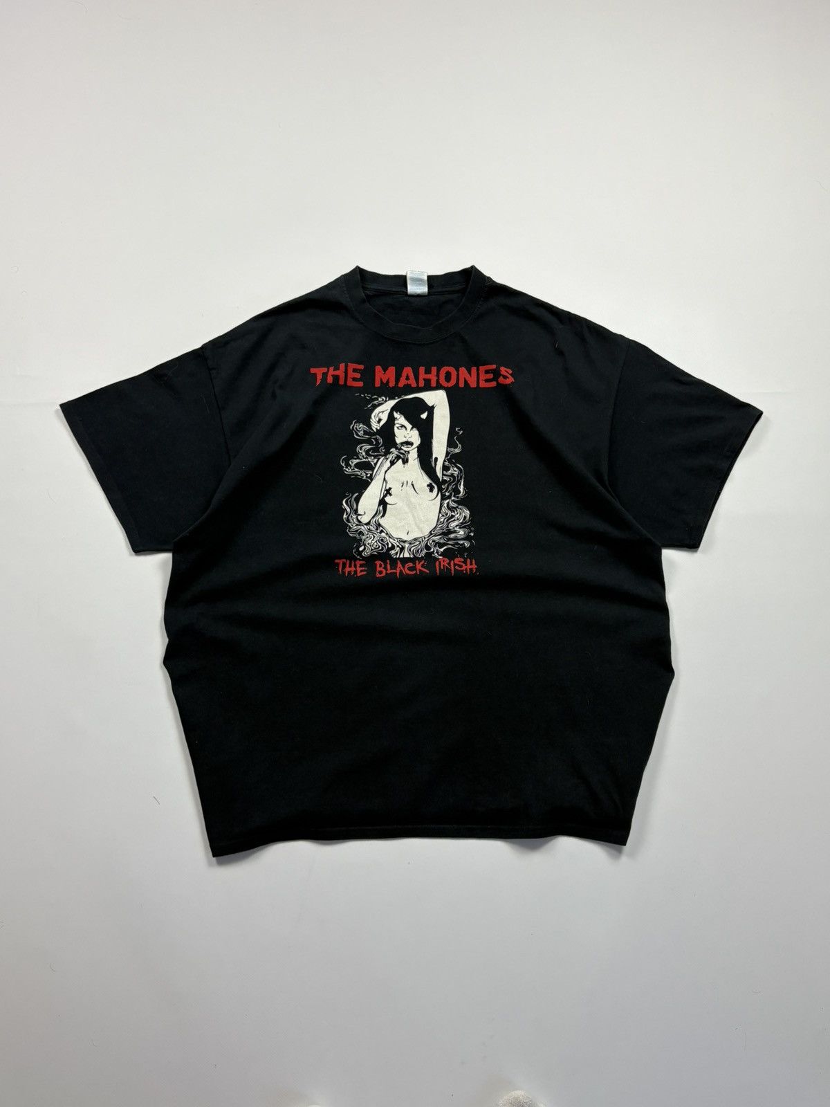 Vintage The Mahones Mrs Tee T Shirt Retro Rock Merch Metal