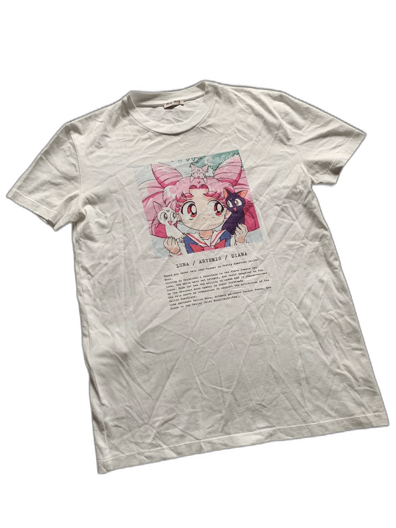 Miu Miumiu Sailor Moon Printed Short Sleeve