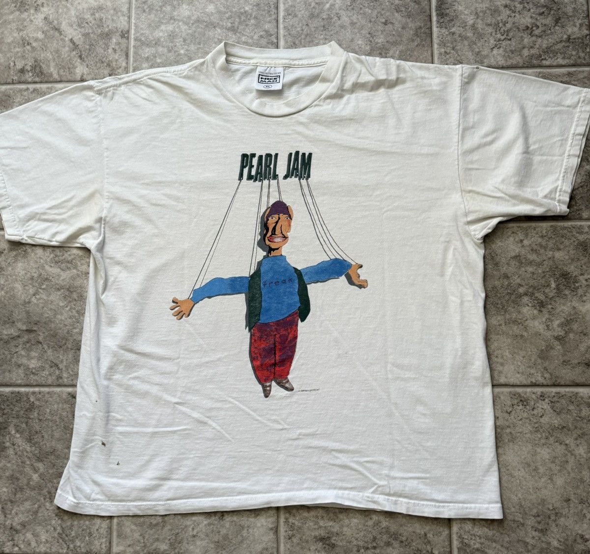 Band Tees 1994 Pearl Jam Freak Puppet T Shirt Hoodie, Sweatshirt | FlexRushtees.com