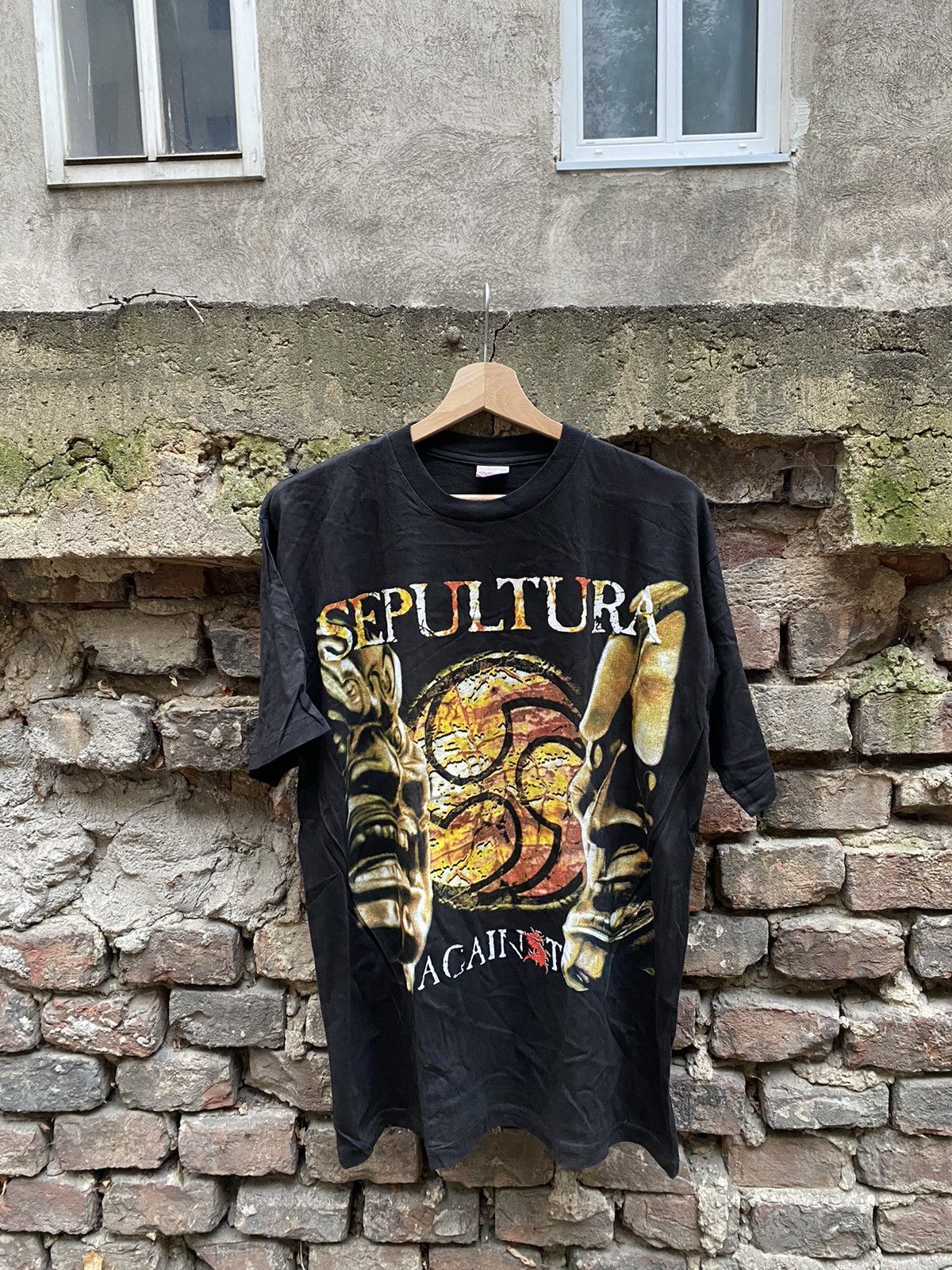 Vintage 90s Sepultura Against Tee Hoodie, Sweatshirt | FlexRushtees.com