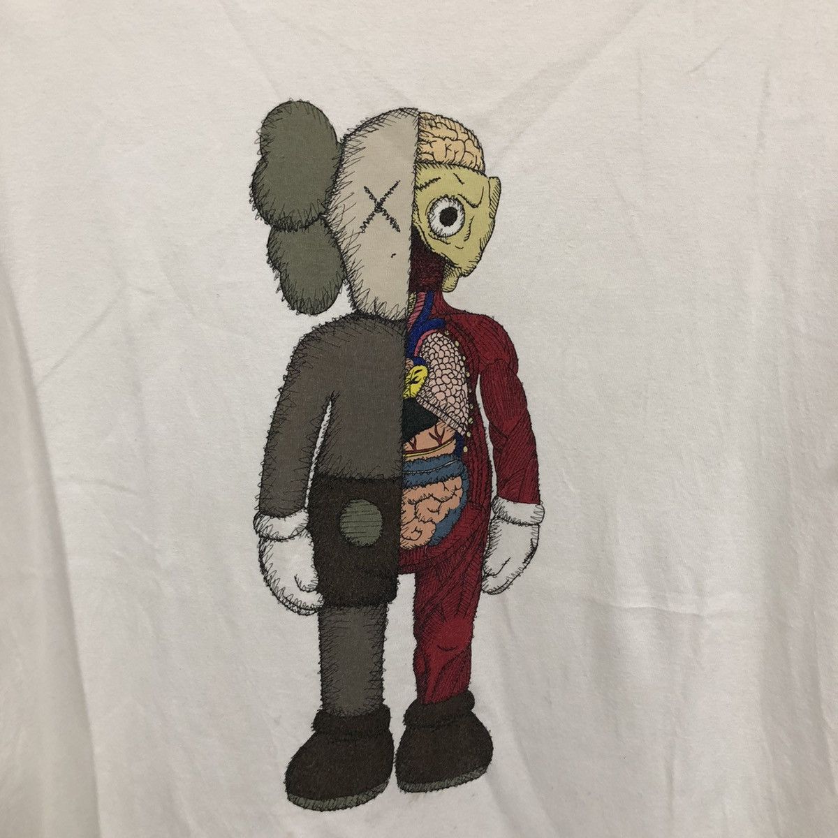 Uniqlo Kaws Skeleton Tee Hoodie, Sweatshirt | FlexRushtees.com