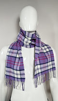 Johnstons Of Elgin Purple Tartan Lambswool Scarf T-Shirts, Hoodie, Sweatshirt | FlexRushtees.com
