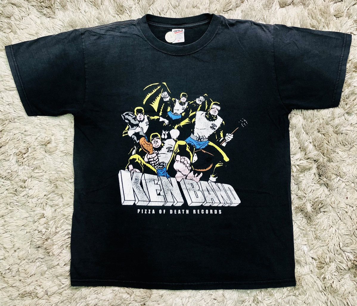 Japanese Brand Ken Band Pizza Of The Death Records T Shirt Hoodie, Sweatshirt | FlexRushtees.com