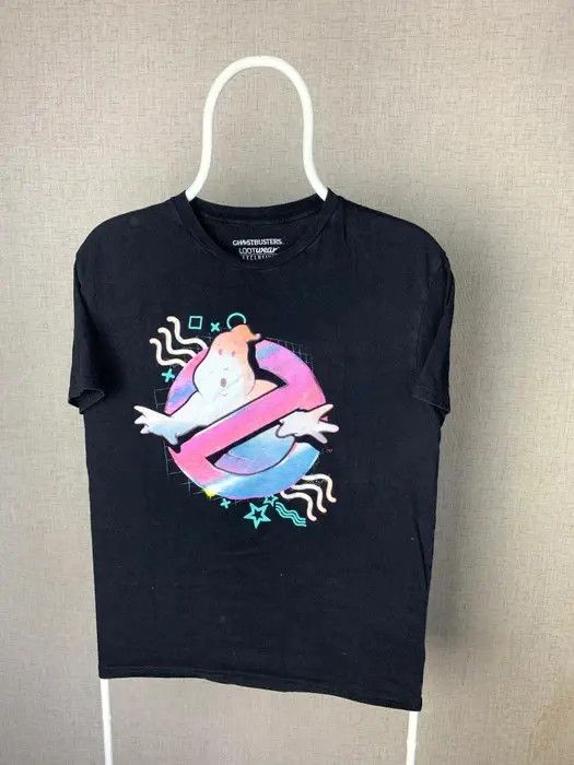 Band Tees Ghostbusters T Shirt Logo Size M L Color Black Movie