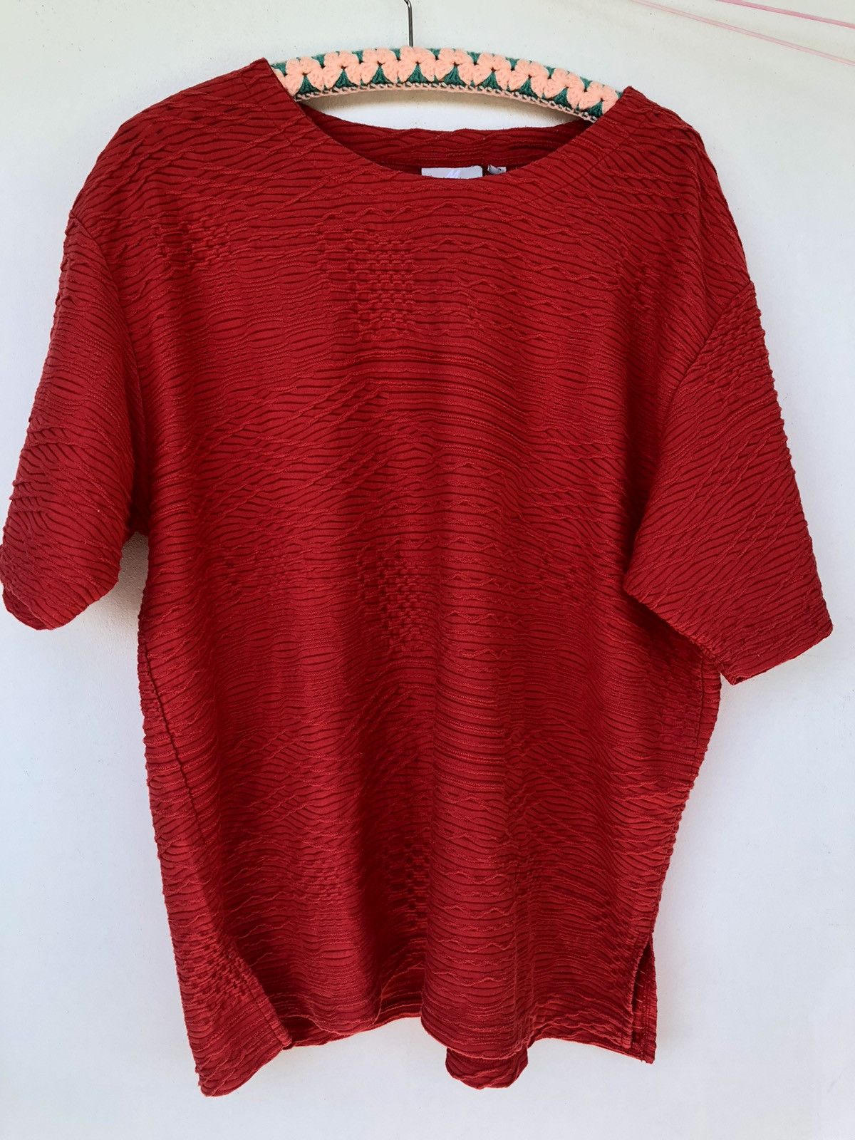 Vintage Very Rate Cable Knit Structure Tee Red Grail Hoodie, Sweatshirt | FlexRushtees.com