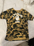 Bape 1st Camo College Camo Tee Size Large Hoodie, Sweatshirt | FlexRushtees.com