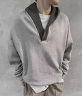 Vintage Patchwork Winter Autumn Hooded Sweatshirt