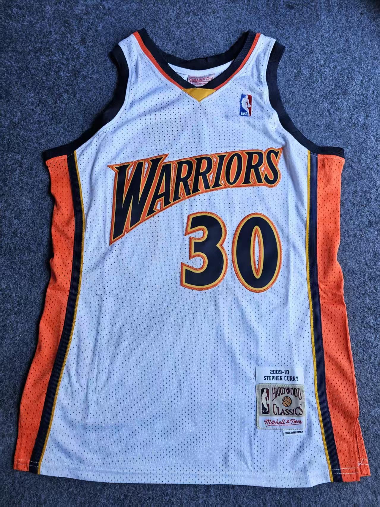 Nba 2009 10 Golden State Warriors 30 Stephen Curry Jersey White