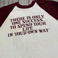 Vintage Soffe Shirt Raglan 80s Usa Made Class Of 1986 Sz L Red Quote Graphic Tee Mens Hoodie, Sweatshirt | FlexRushtees.com
