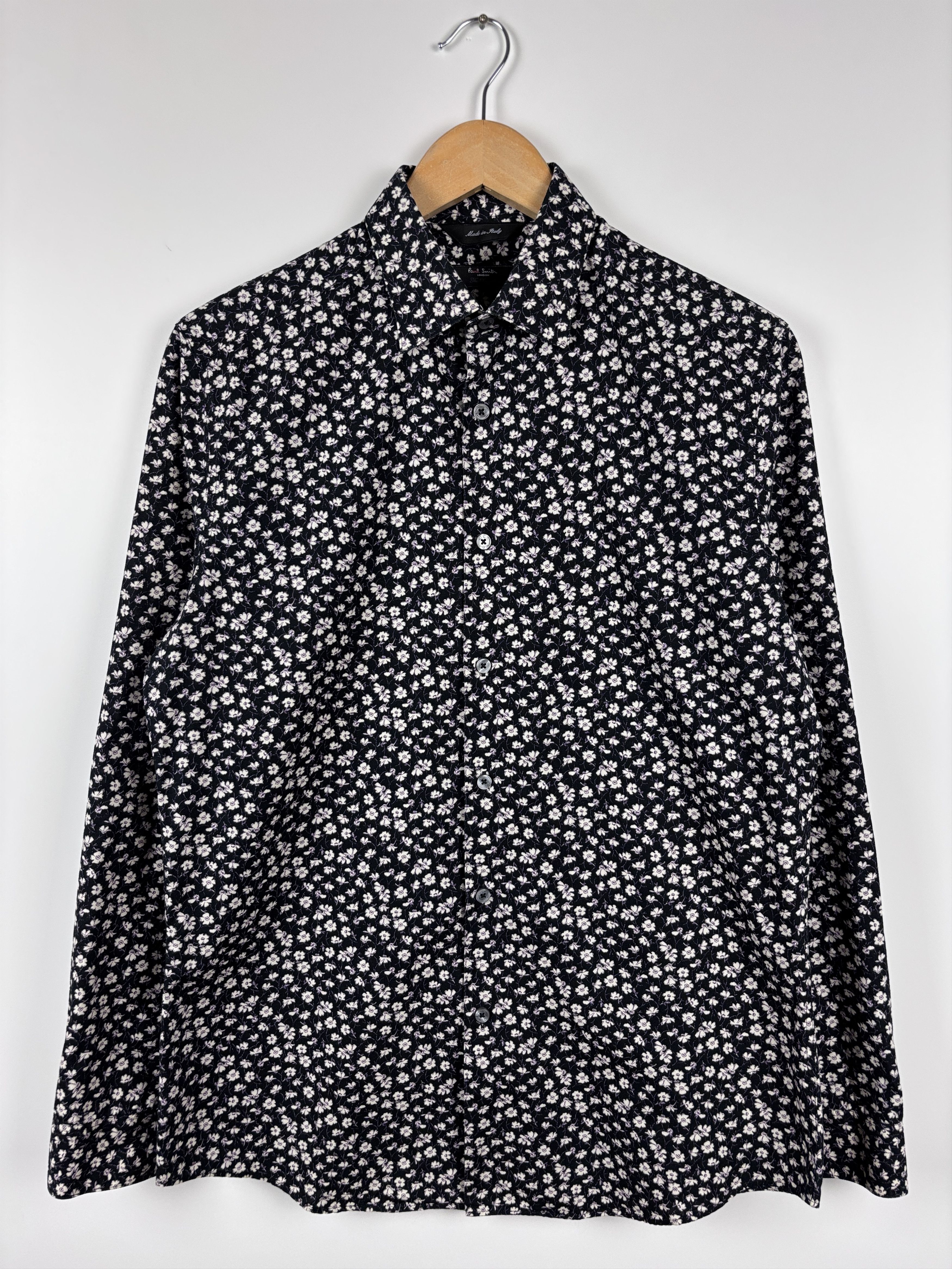 Smith Paul Smith The Byard Floral Flower Shirt Black Size 15 38 Hoodie, Sweatshirt | AU16VibeMintTees.com