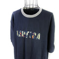 Vintage Nautica Tropical Graphic Spellout T Shirt