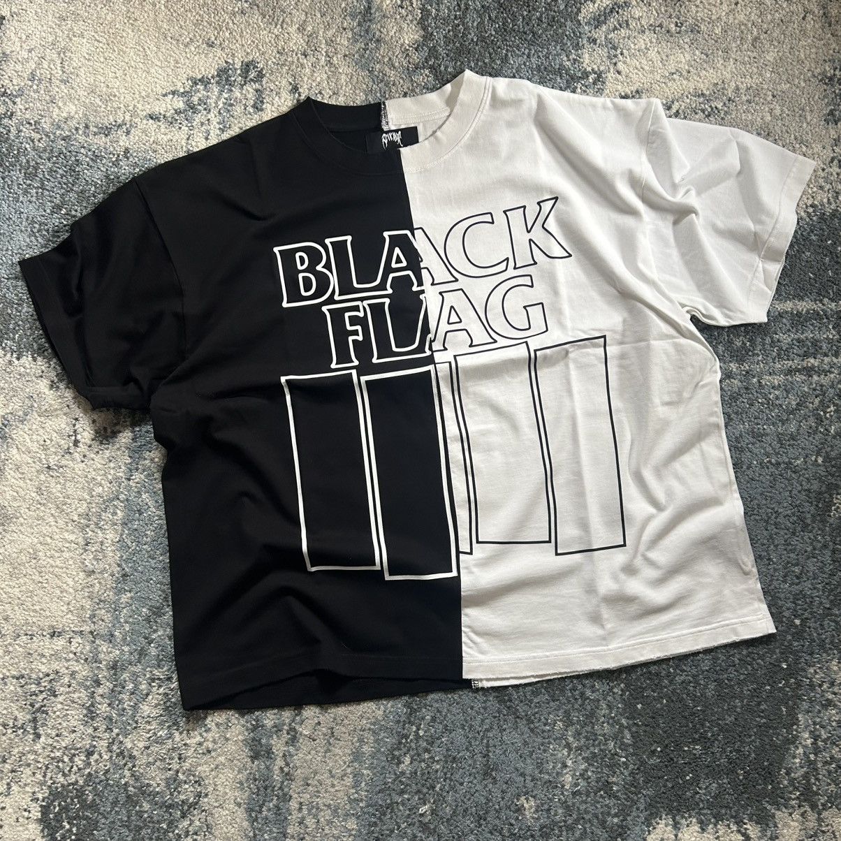 Revenge Split Untitled Showcase One Black Flag Distressed Boxy Tee Hoodie, Sweatshirt | FlexRushtees.com
