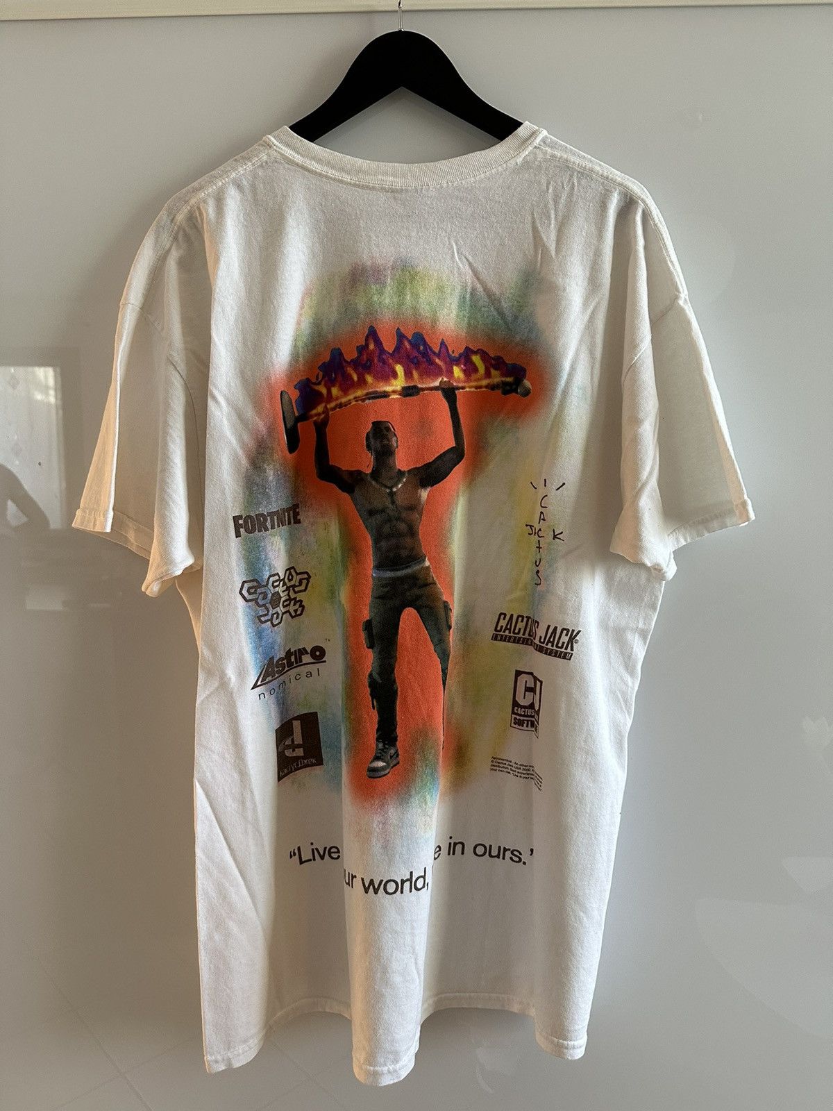 Scott Travis Scott Cactus Jack X Fortnite Tee