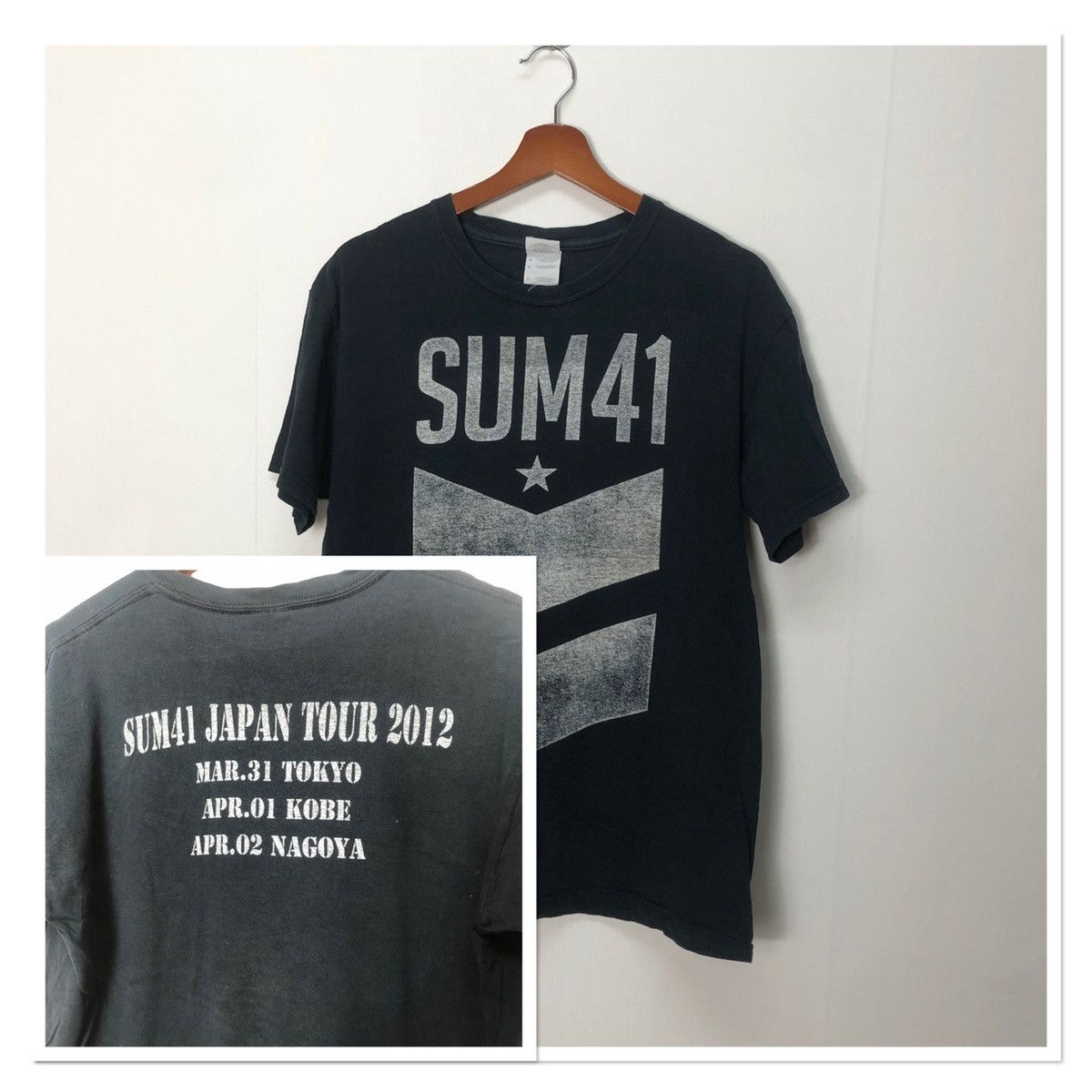 Vintage 2012 Japan Tour Sum 41 Tee Hoodie, Sweatshirt | FlexRushtees.com