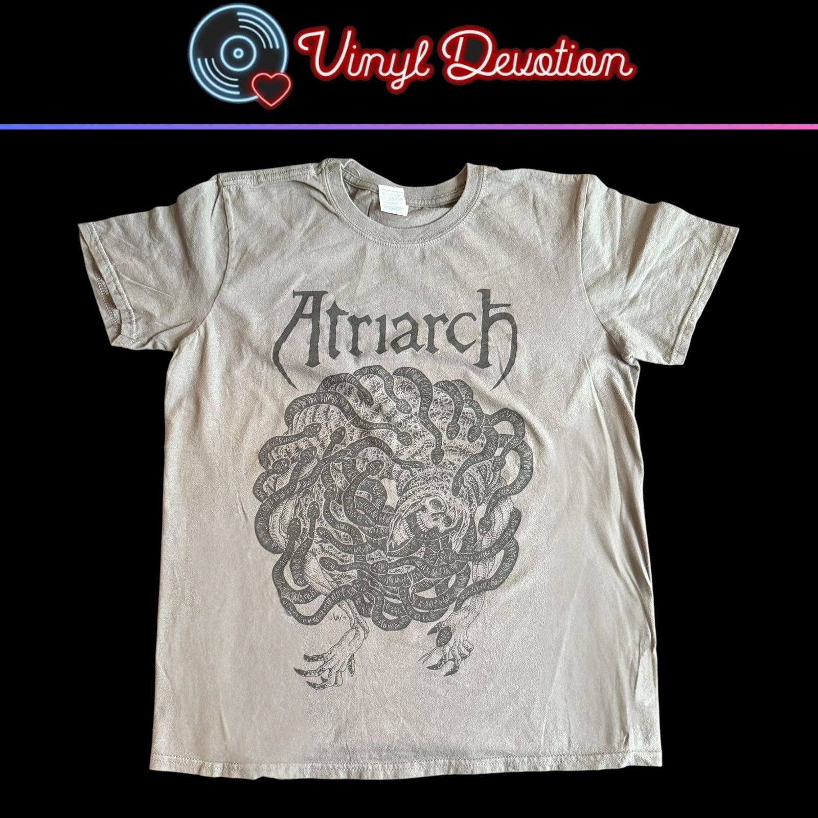 Tees Atriarch Band Snakes Gray T Shirt Size M Pdx Doom