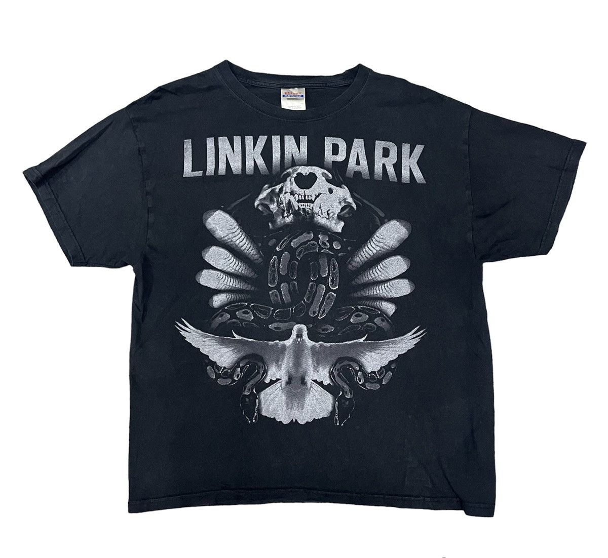 Vintage Linkin Park Black Tour Merch Tee Hoodie, Sweatshirt | FlexRushtees.com