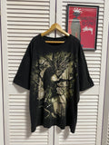 Vintage T Shirt Tee Graphic Print Dragon Diablo Front Back Print