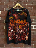 Band Tees Rare Vintage 90s Sepultura All Print Metal Band Tee Grail Xl Hoodie, Sweatshirt | FlexRushtees.com