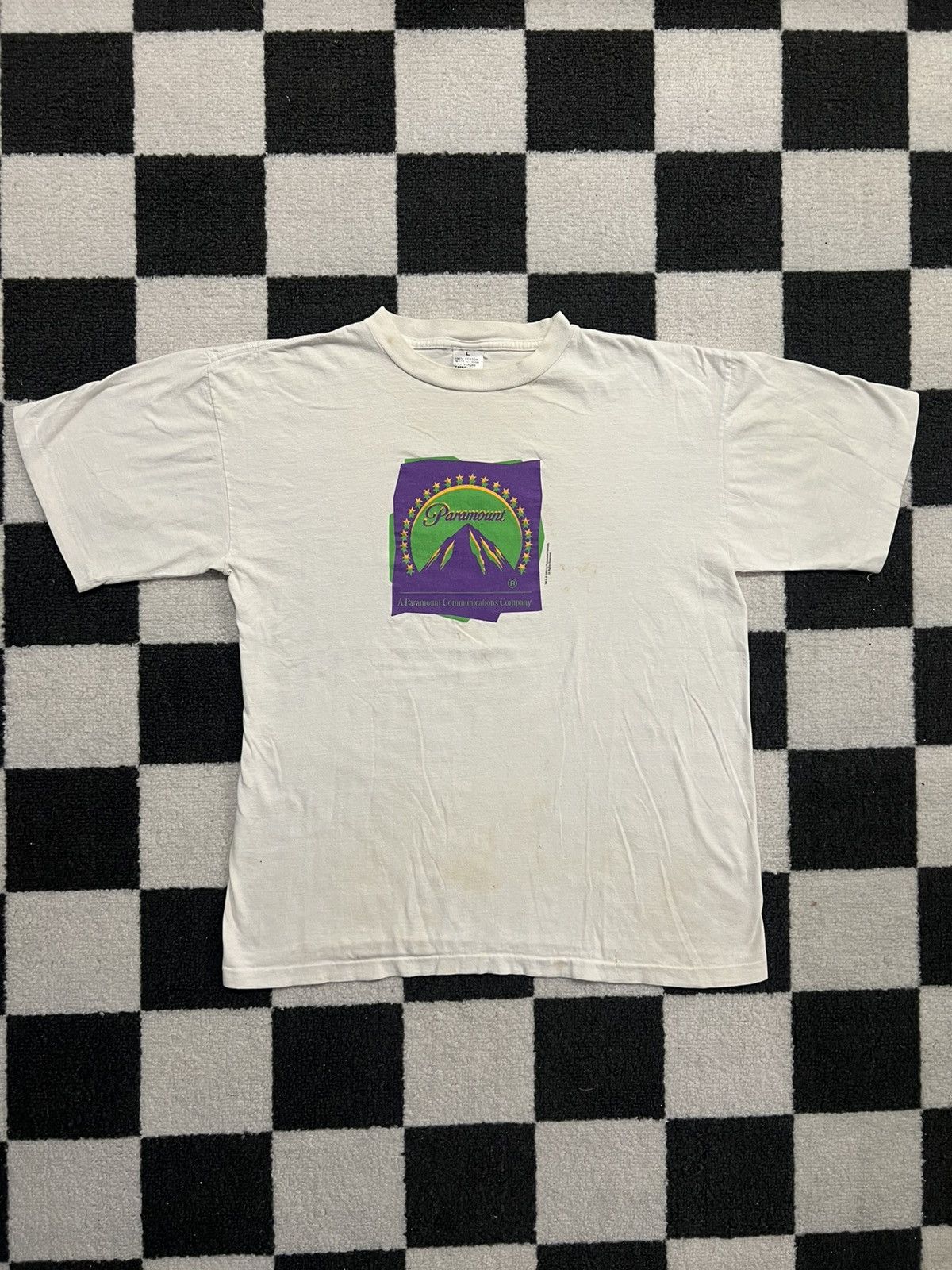 Vintage 1993 Paramount Pictures Psychedelic Tee