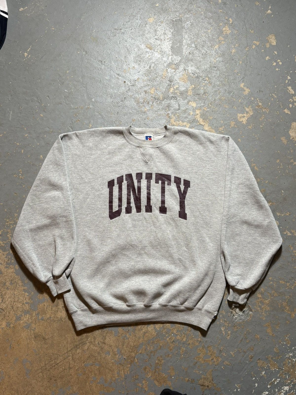 Vintage Unity Grey Russell Athletic Crewneck Sweatshirt