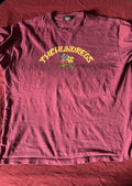 The Hundreds Classic Vintage The Hundreds Maroon Graphic Tee Hoodie, Sweatshirt | FlexRushtees.com