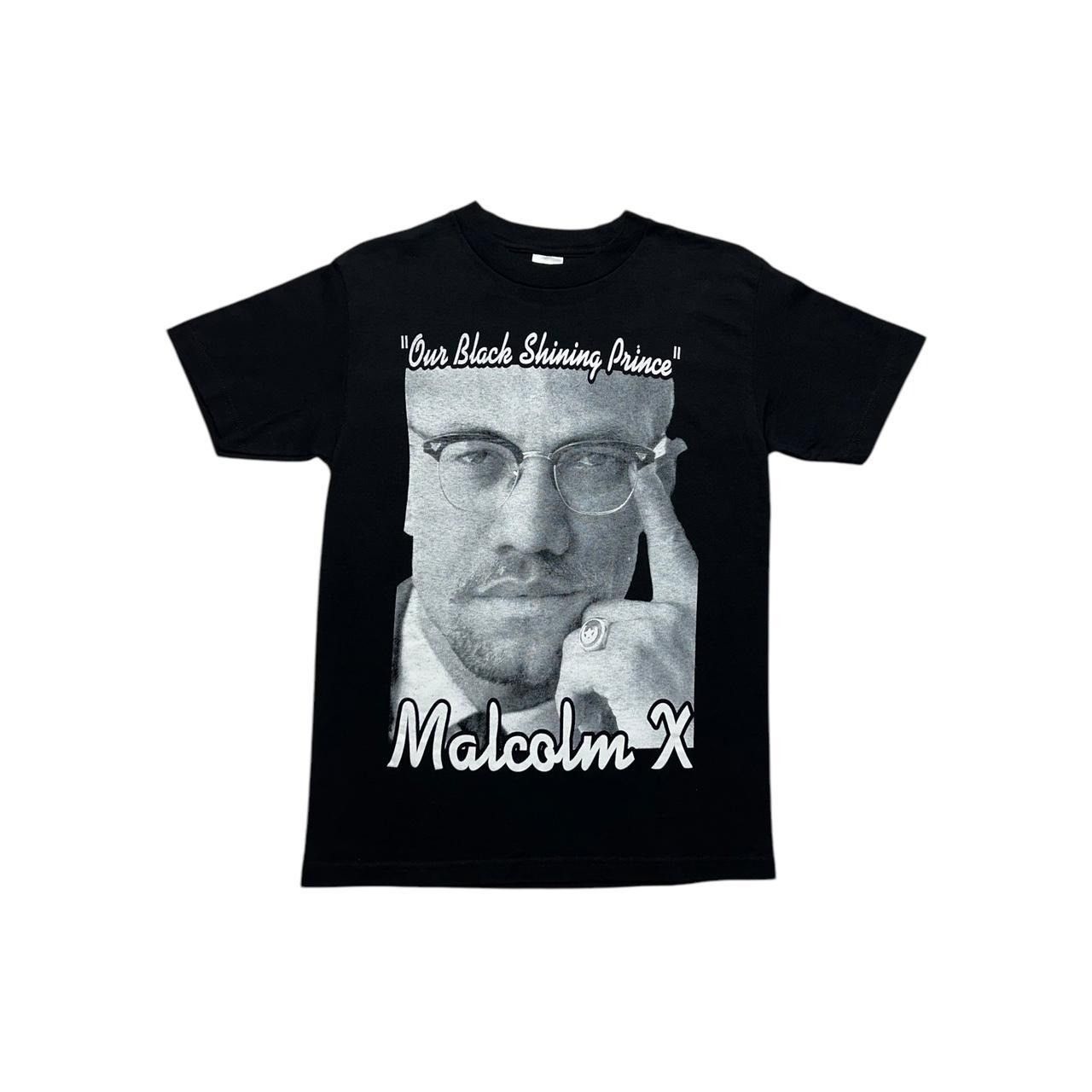 Vintage Malcolm X Our Black Shining Prince T Shirt