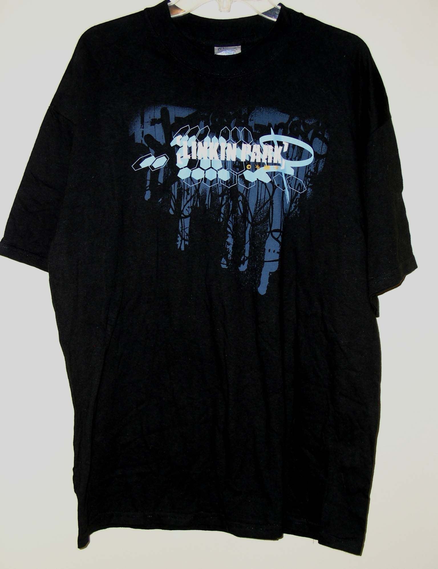 Band Tees Linkin Park Concert Shirt 2003 Meteora Reanimation Hybrid Hoodie, Sweatshirt | FlexRushtees.com