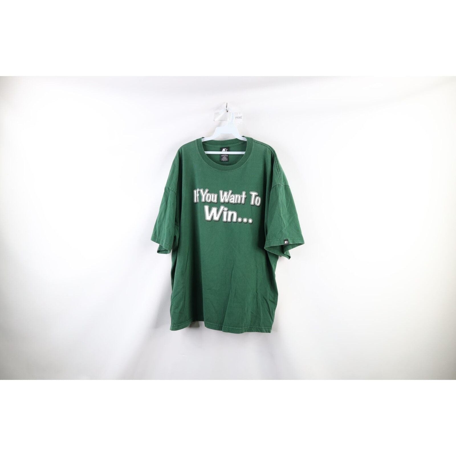 Vintage 90s Starter Faded Spell Out Michigan State T Shirt
