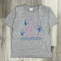 Vintage 1990s Starter Made In Usa Florida Grey Small T Shirt