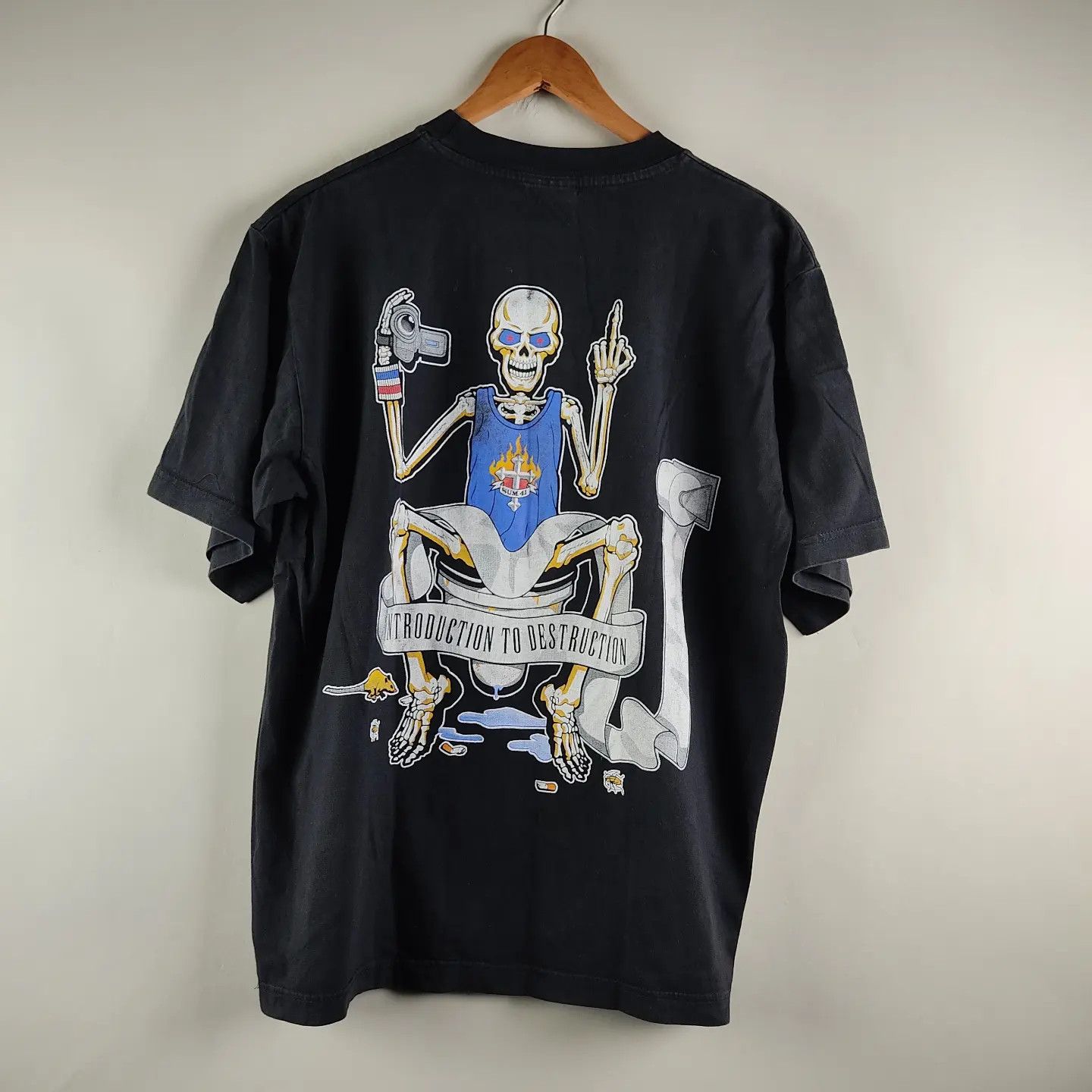 Vintage 2001 Sum 41 Introduction To Destruction T-Shirts, Hoodie, Sweatshirt | FlexRushtees.com