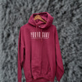Vintage Pound Cake Hoodie Mens Xl Burgundy Red Front Pocket Mot Inspirational Quote Back Kangaroo Po T-Shirts, Sweatshirt