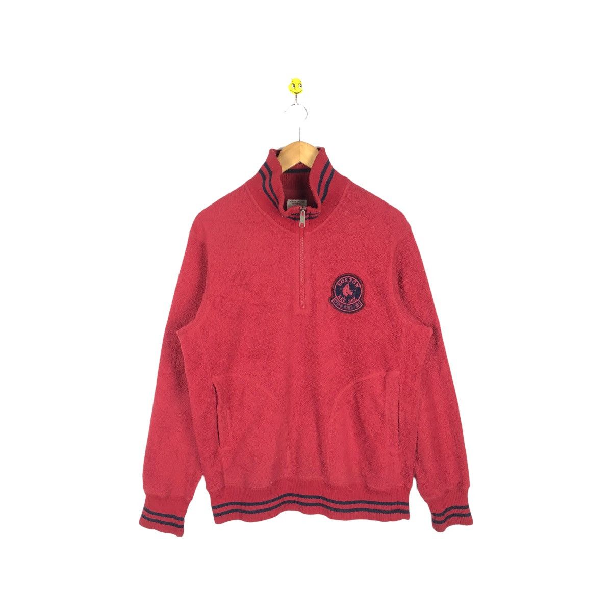 Mlb Vintage Red Sox Sweatshirt Fleece Baseball Boston