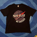Nasa Not Flat We Checked Nasa Parody Graphic Tee