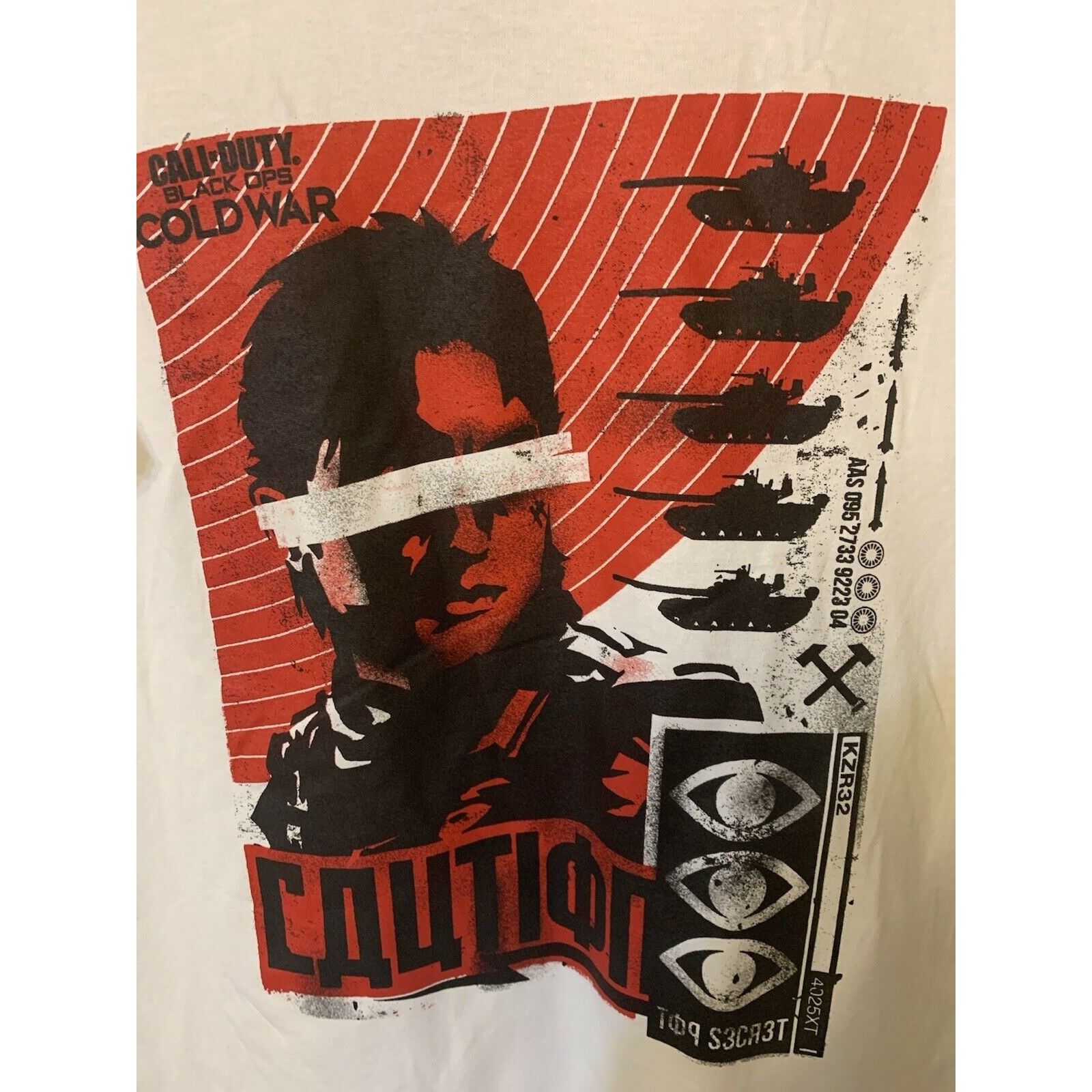 Other New Call Of Duty Black Ops Cold War T Shirt Men S S White