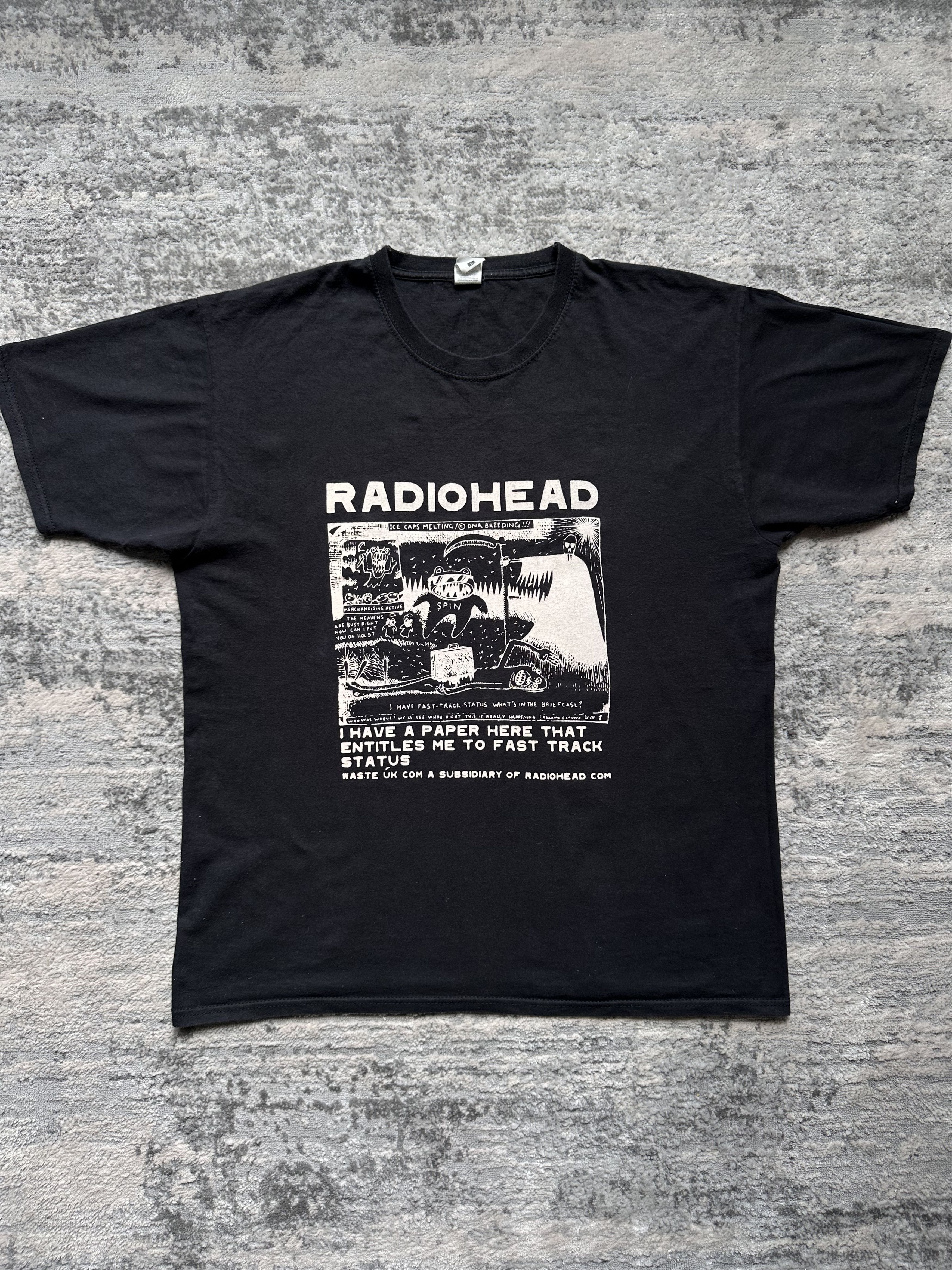 Band Tees Radiohead T Shirt Hoodie, Sweatshirt | FlexRushtees.com