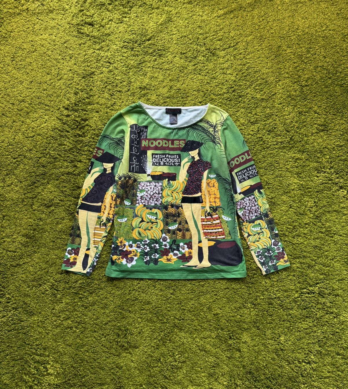 Japanese Brand X Vintage Custo Barcelona Y2k Vintage Japanese Graphic Longsleeve
