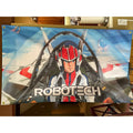 Other Robotech Macross Saga 5ft Flag Rick Hunter Veritech Poster