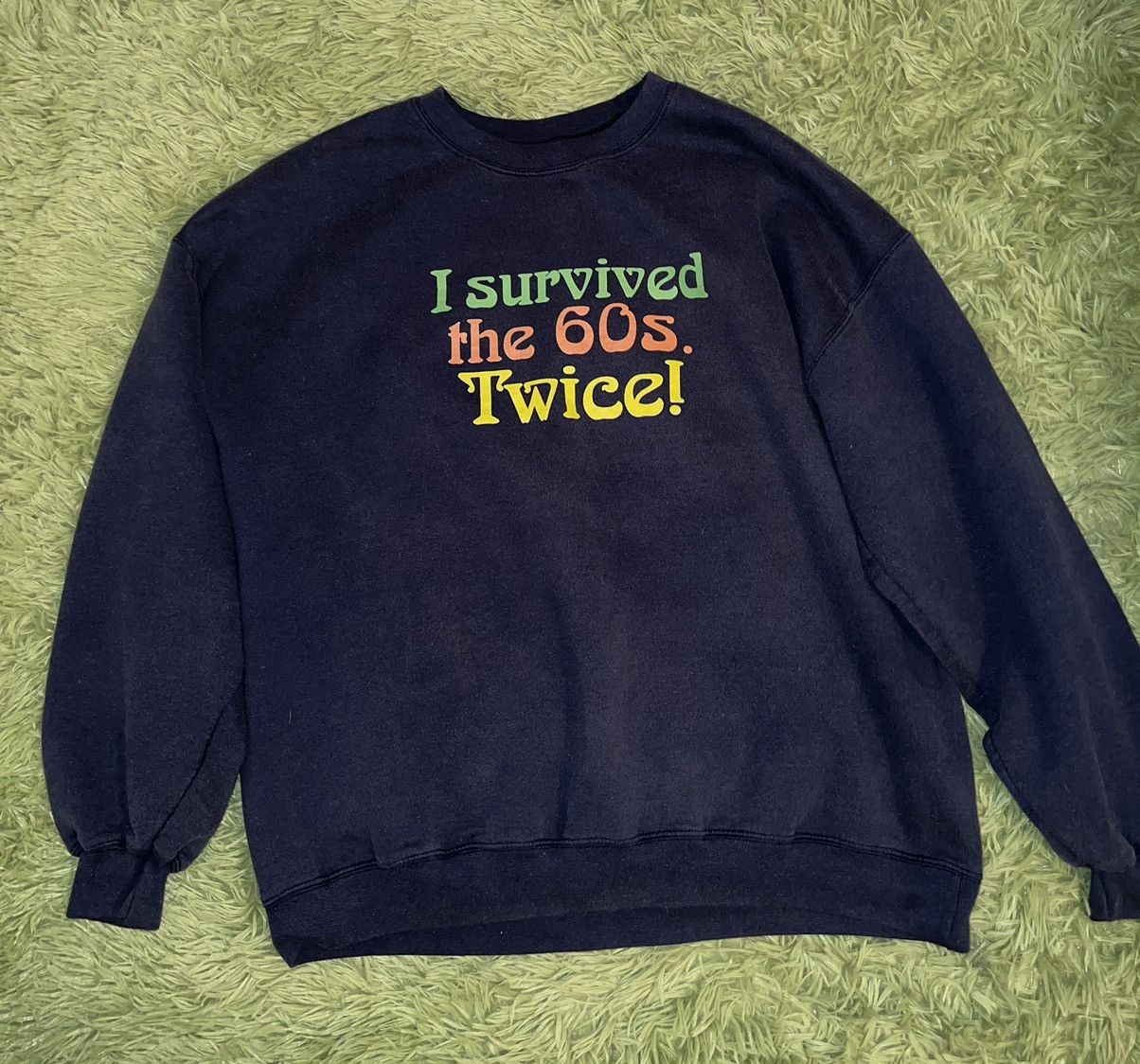 Vintage I Survied The 60s Twice Sweater
