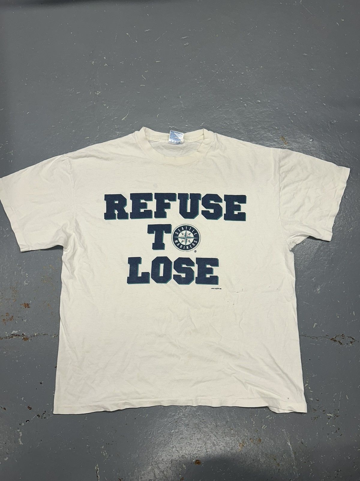 Crazy Vintage 90s Essential White Mariners Mlb Tee Shirt Hoodie, Sweatshirt | FlexRushtees.com